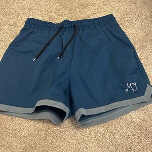 Jordan Athletic Shorts in Blue and Gray